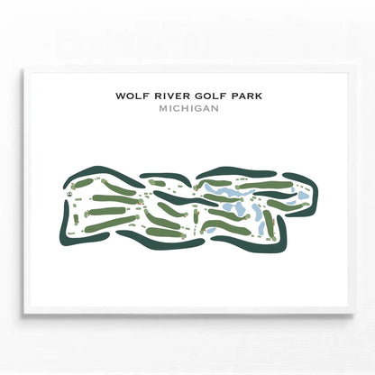 Wolf River Golf Park, Michigan - Printed Golf Courses