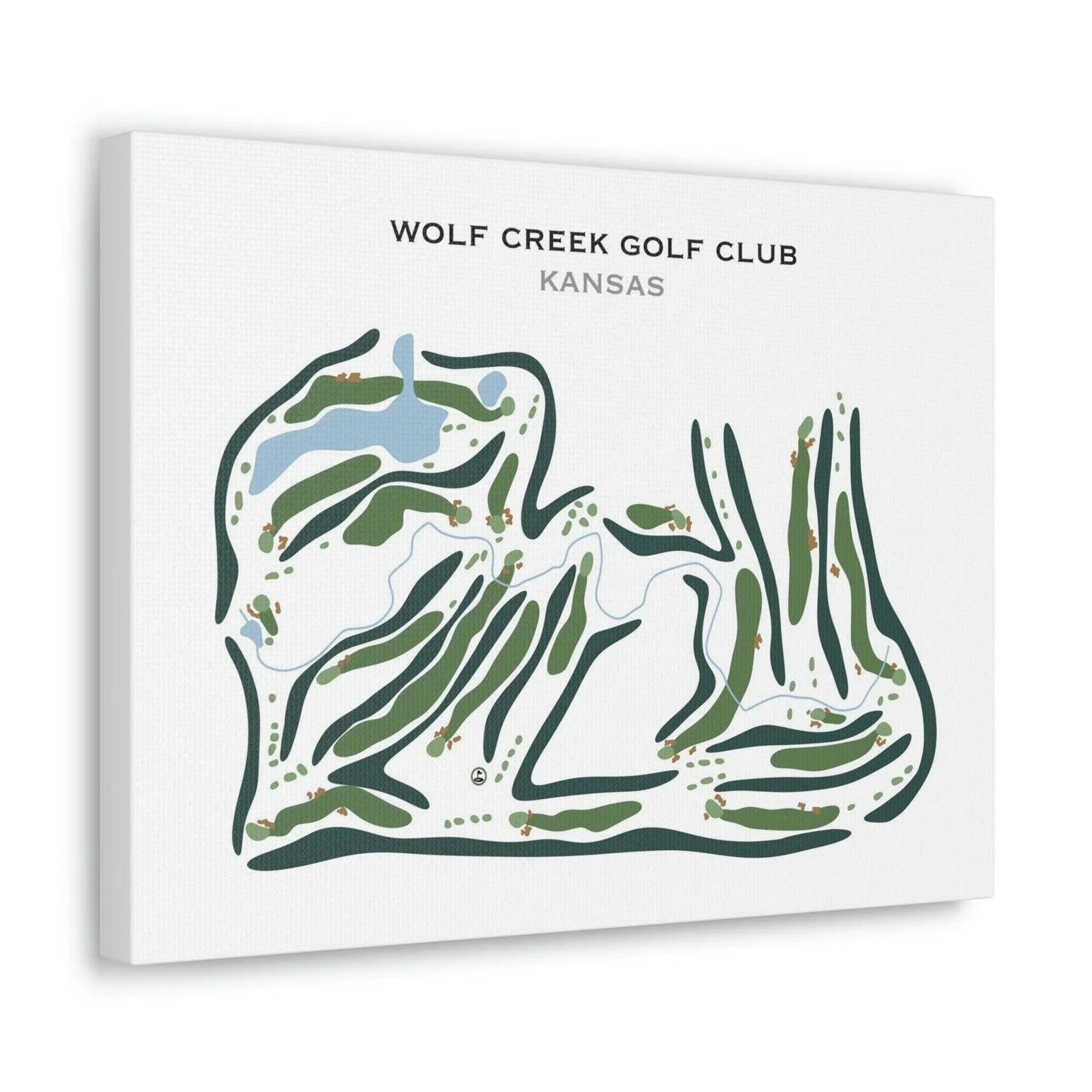 Wolf Creek Golf Club, Kansas - Printed Golf Courses