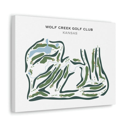 Wolf Creek Golf Club, Kansas - Printed Golf Courses