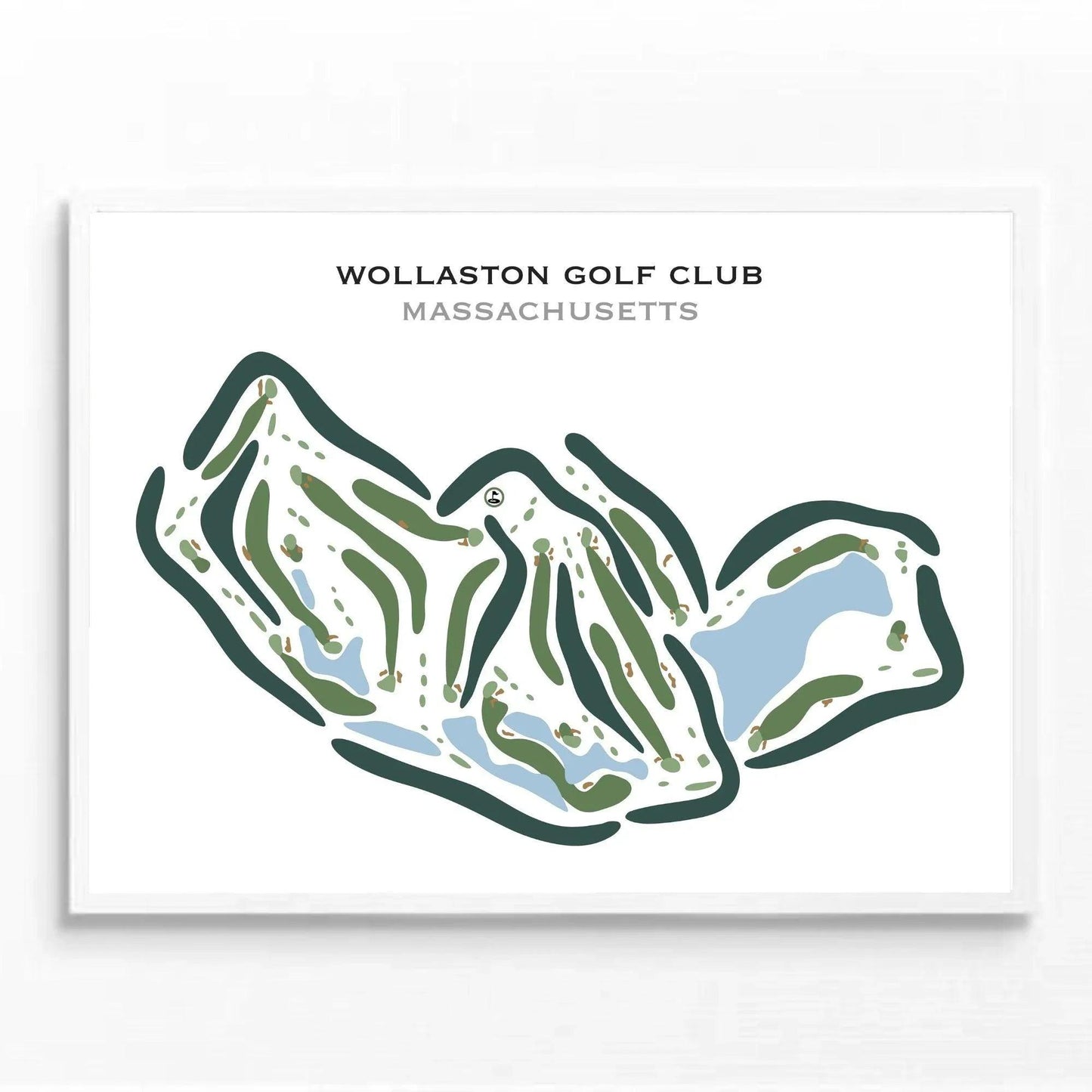 Wollaston Golf Club, Massachusetts - Printed Golf Courses