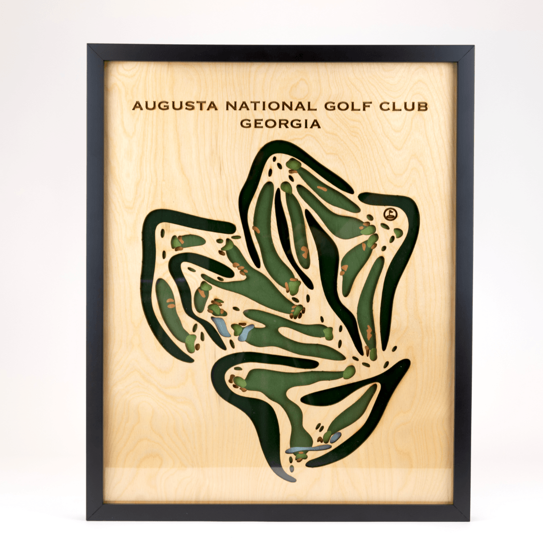 Augusta National Golf Club, Georgia - Printed Golf Course