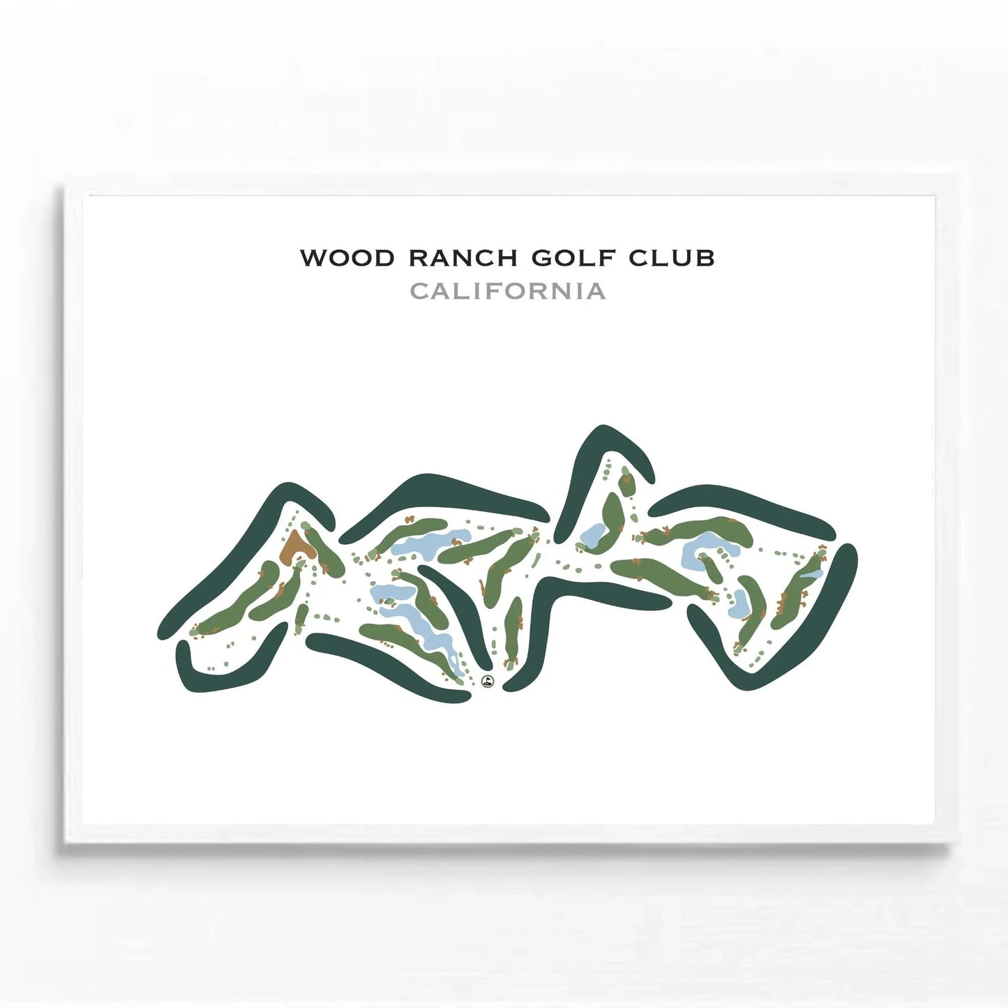 Wood Ranch Golf Club, California - Printed Golf Courses