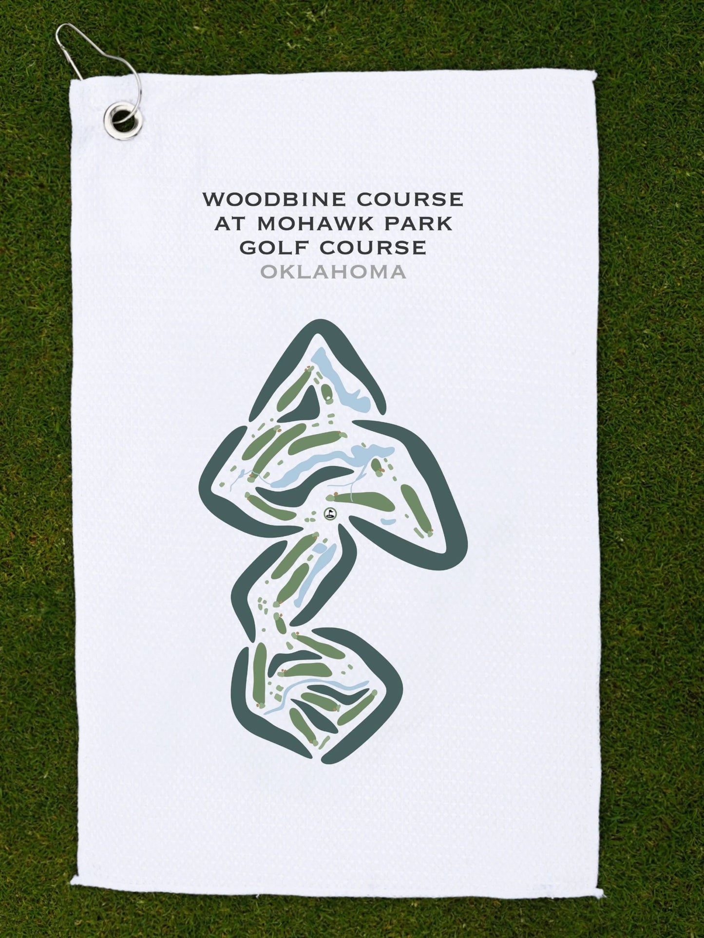 Woodbine Course at Mohawk Park Golf Course, Oklahoma - Printed Golf Courses