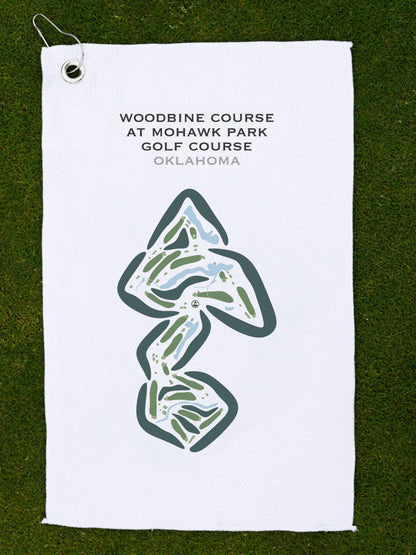 Woodbine Course at Mohawk Park Golf Course, Oklahoma - Printed Golf Courses