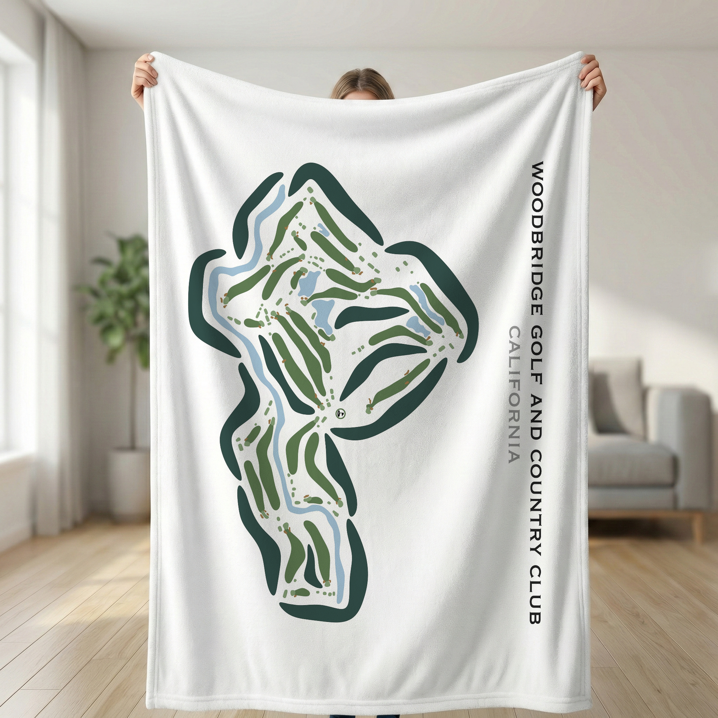 Woodbridge Golf & Country Club, California - Printed Golf Courses