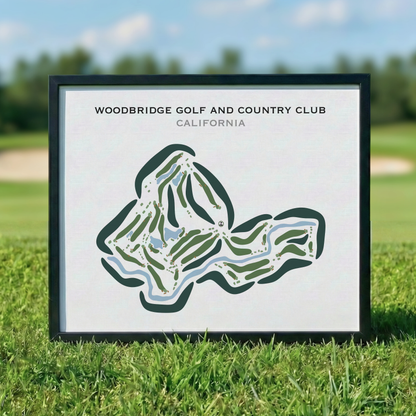 Woodbridge Golf & Country Club, California - Printed Golf Courses