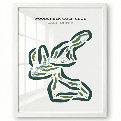 Woodcreek Golf Club, California - Printed Golf Courses
