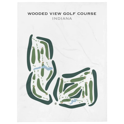 Wooded View Golf Course, Indiana - Printed Golf Courses