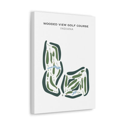 Wooded View Golf Course, Indiana - Printed Golf Courses