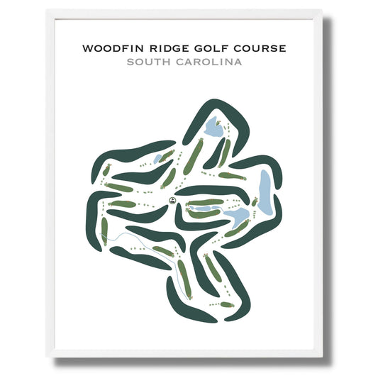 Woodfin Ridge Golf Course, South Carolina - Printed Golf Courses