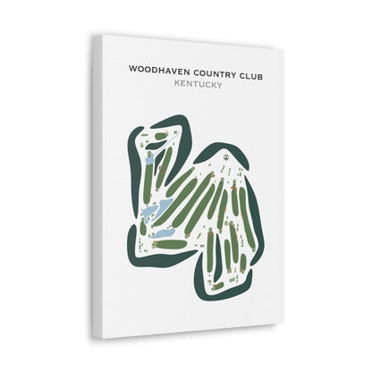 Woodhaven Country Club, Kentucky - Printed Golf Courses