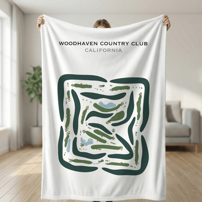 Woodhaven Country Club, California - Printed Golf Course