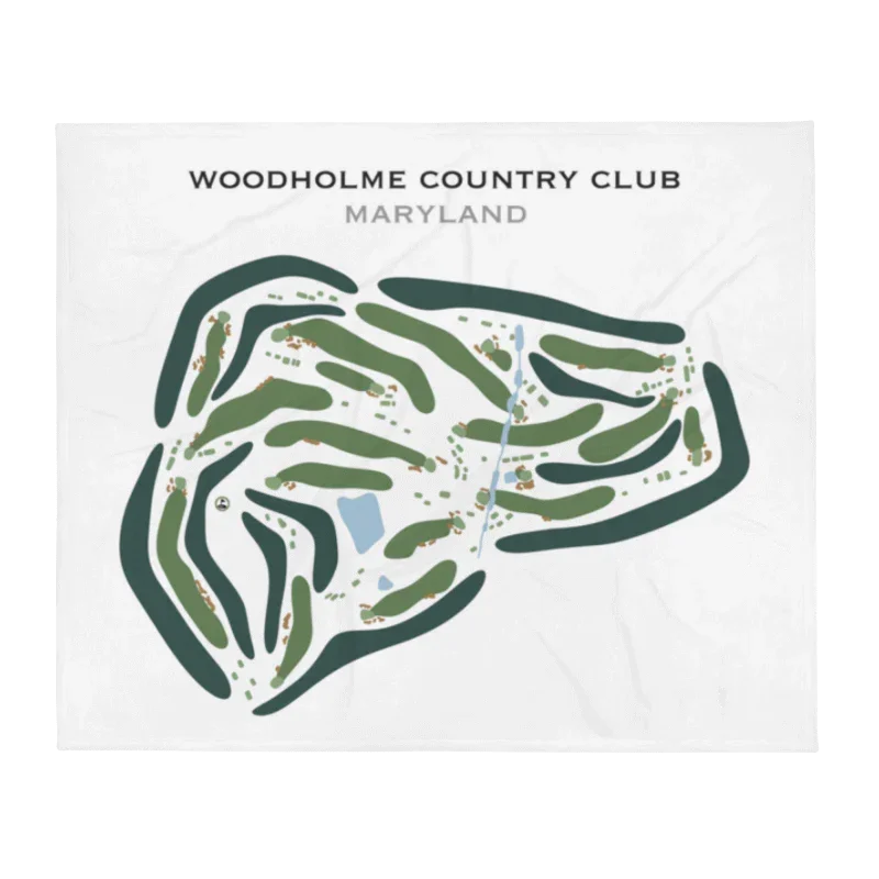 Woodholme Country Club, Maryland - Printed Golf Courses