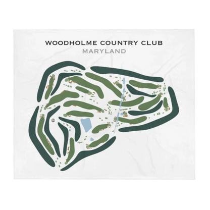 Woodholme Country Club, Maryland - Printed Golf Courses