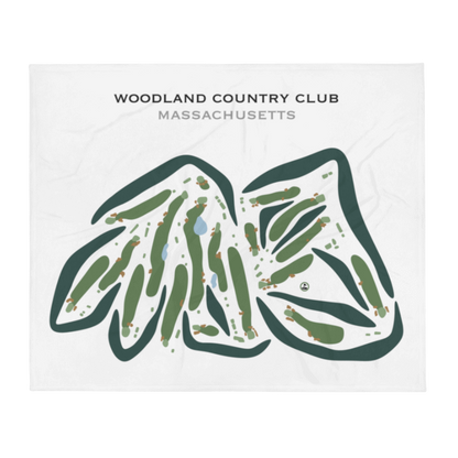 Woodland Country Club, Massachusetts - Printed Golf Courses
