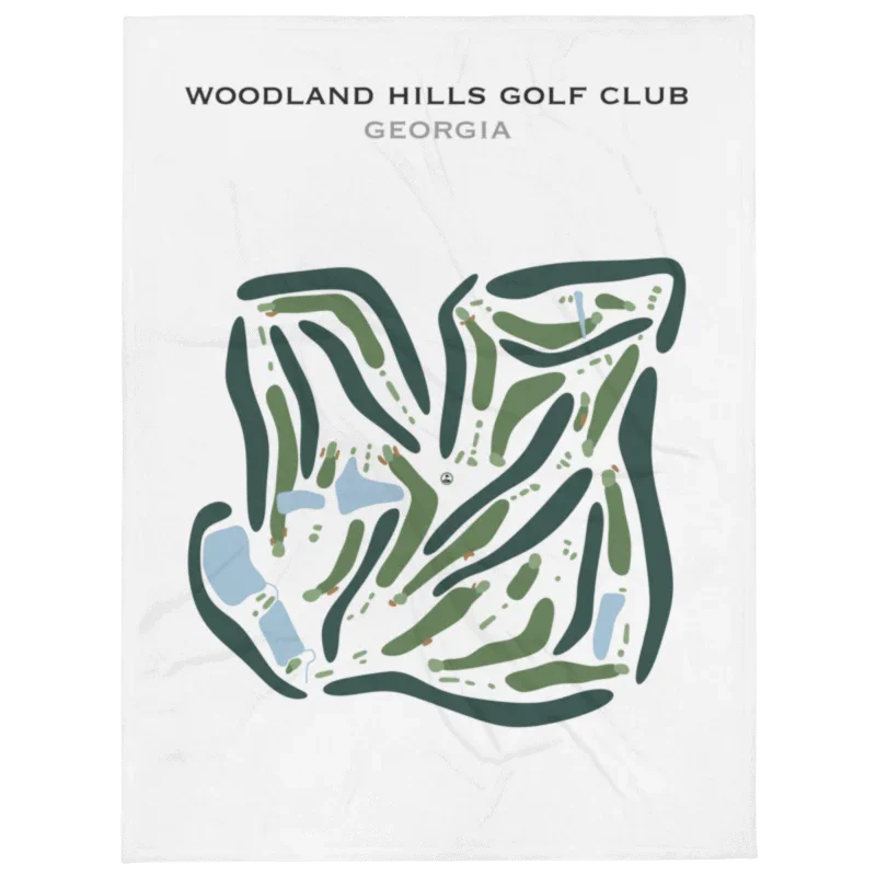 Woodland Hills Golf Club, Georgia - Printed Golf Courses