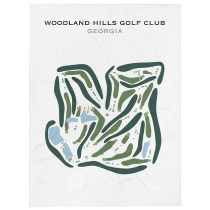 Woodland Hills Golf Club, Georgia - Printed Golf Courses