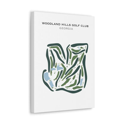 Woodland Hills Golf Club, Georgia - Printed Golf Courses