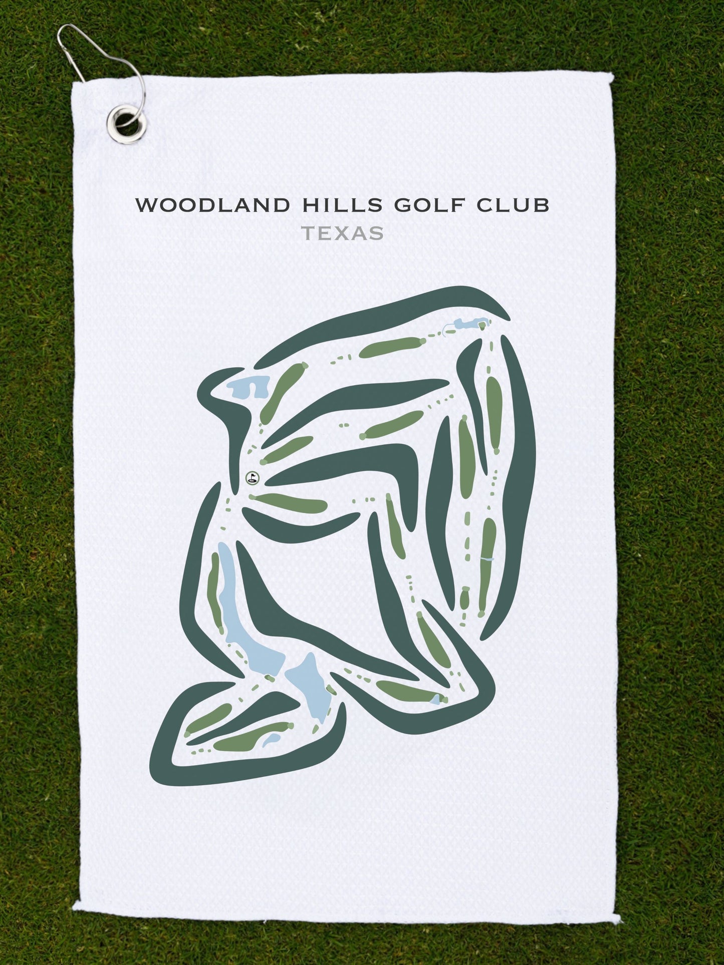 Woodland Hills Golf Club, Texas - Printed Golf Courses