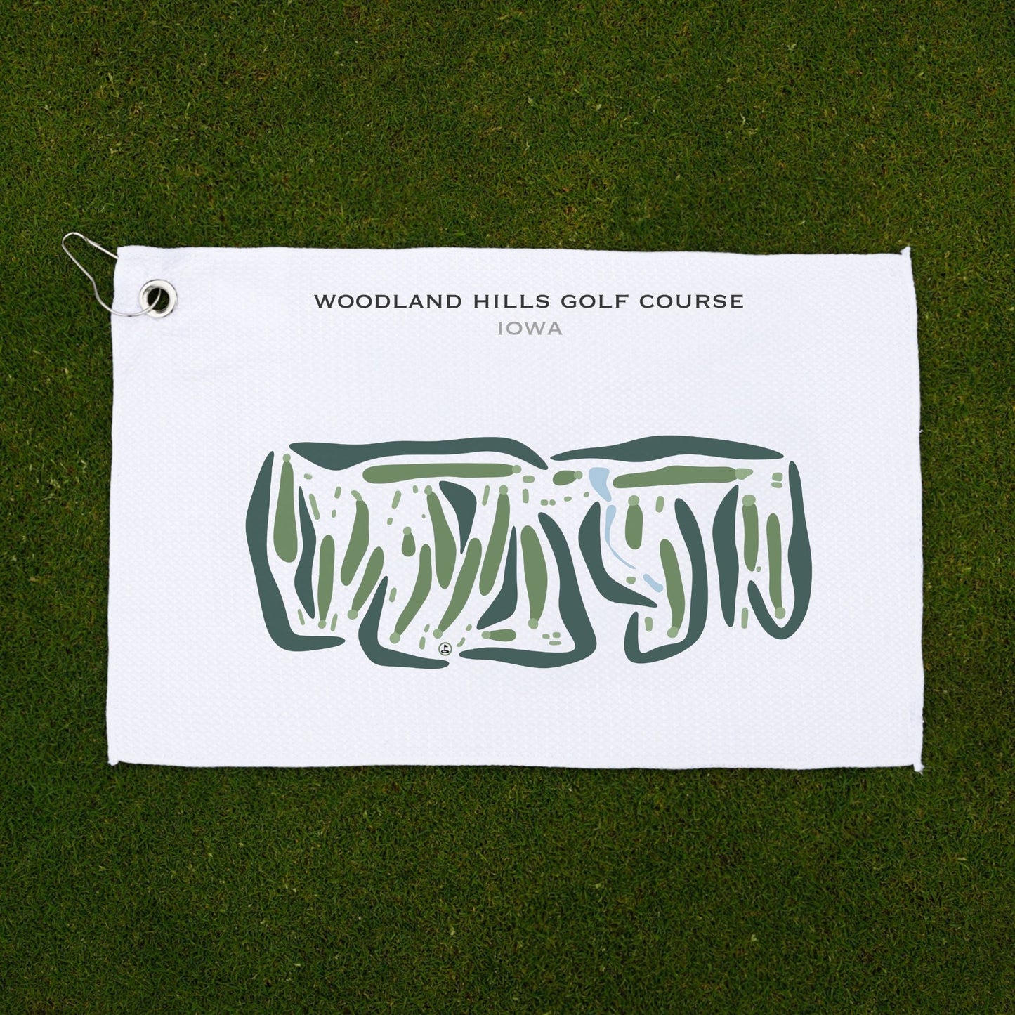 Woodland Hills Golf Course, Iowa - Printed Golf Courses