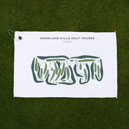 Woodland Hills Golf Course, Iowa - Printed Golf Courses