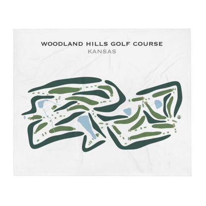 Woodland Hills Golf Course, Kansas - Printed Golf Courses