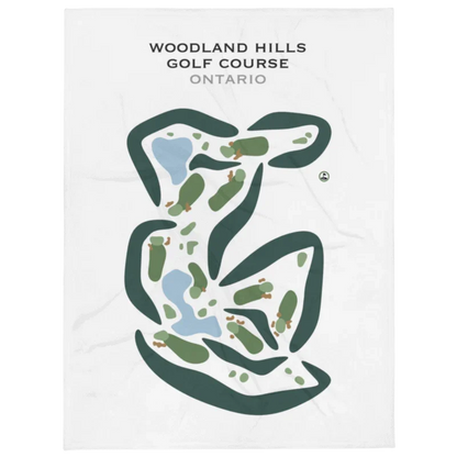 Woodland Hills Golf Course, Canada - Printed Golf Courses