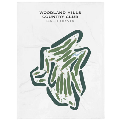 Woodland Hills Country Club, California - Printed Golf Courses