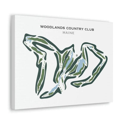 Woodlands Country Club, Maine - Printed Golf Courses