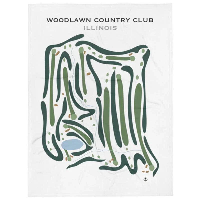 Woodlawn Country Club, Illinois - Printed Golf Courses