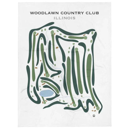 Woodlawn Country Club, Illinois - Printed Golf Courses