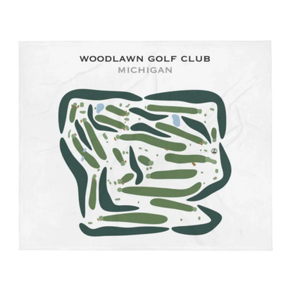 Woodlawn Golf Club, Michigan - Printed Golf Courses