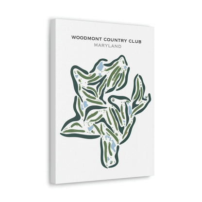 Woodmont Country Club, Maryland - Printed Golf Courses