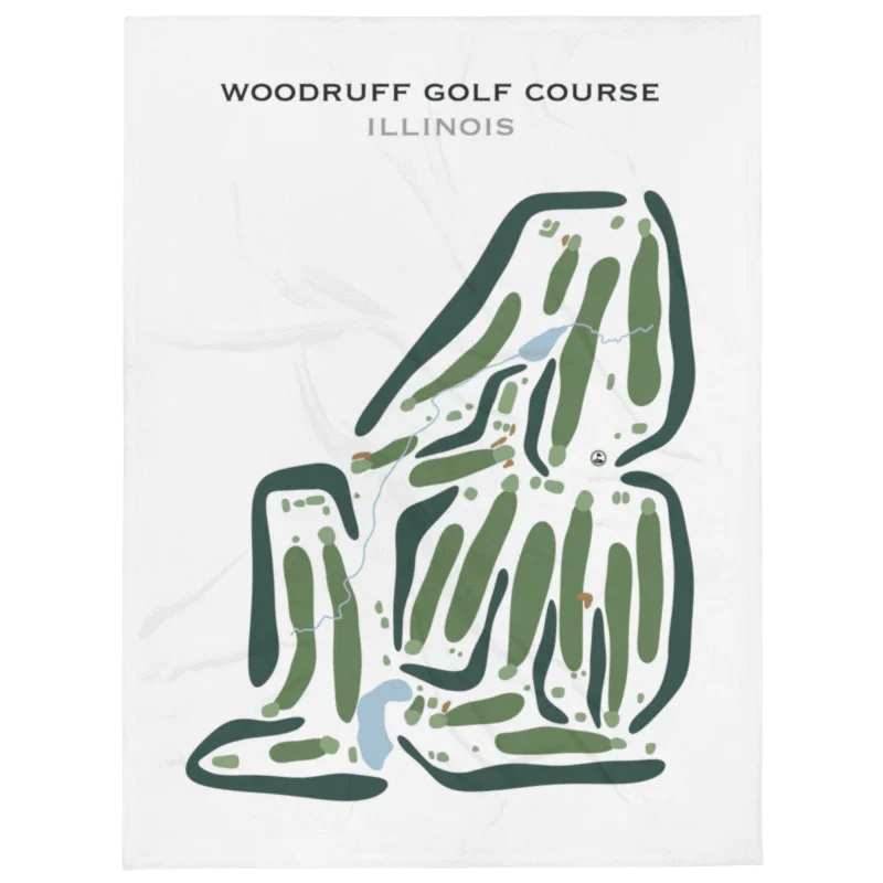 Woodruff Golf Course, Illinois - Printed Golf Courses
