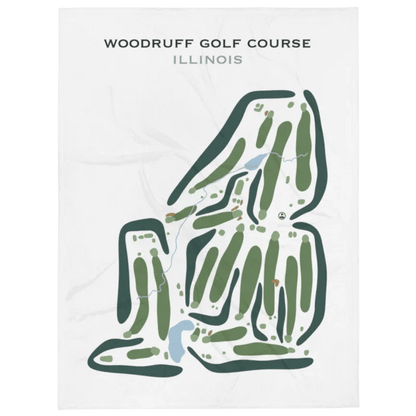 Woodruff Golf Course, Illinois - Printed Golf Courses