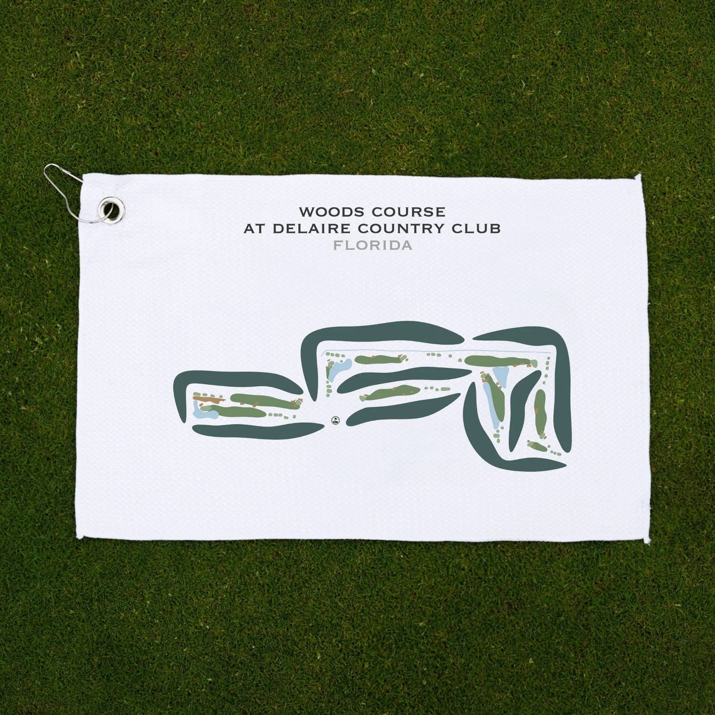 Woods Course at Delaire Country Club, Florida - Printed Golf Courses