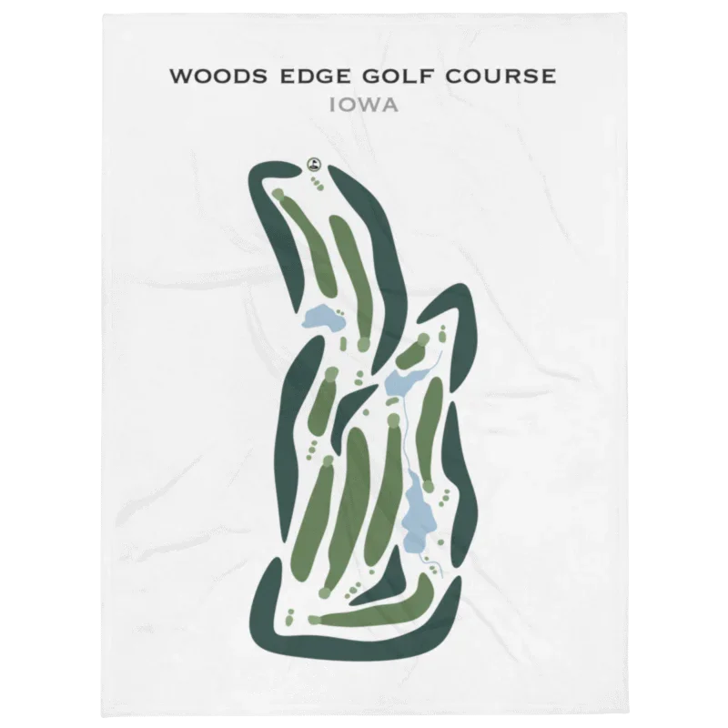 Woods Edge Golf Course, Iowa - Printed Golf Courses