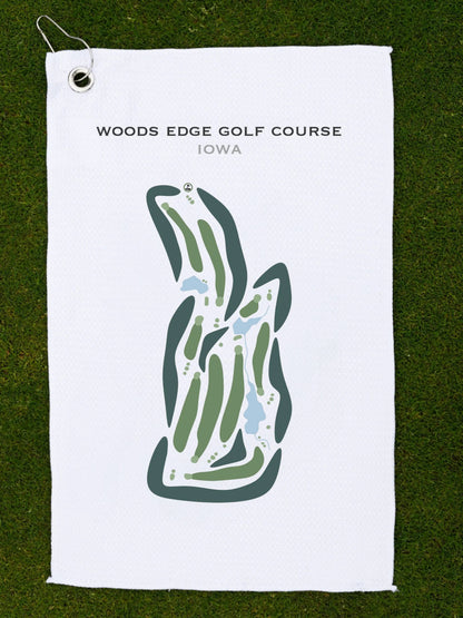 Woods Edge Golf Course, Iowa - Printed Golf Courses