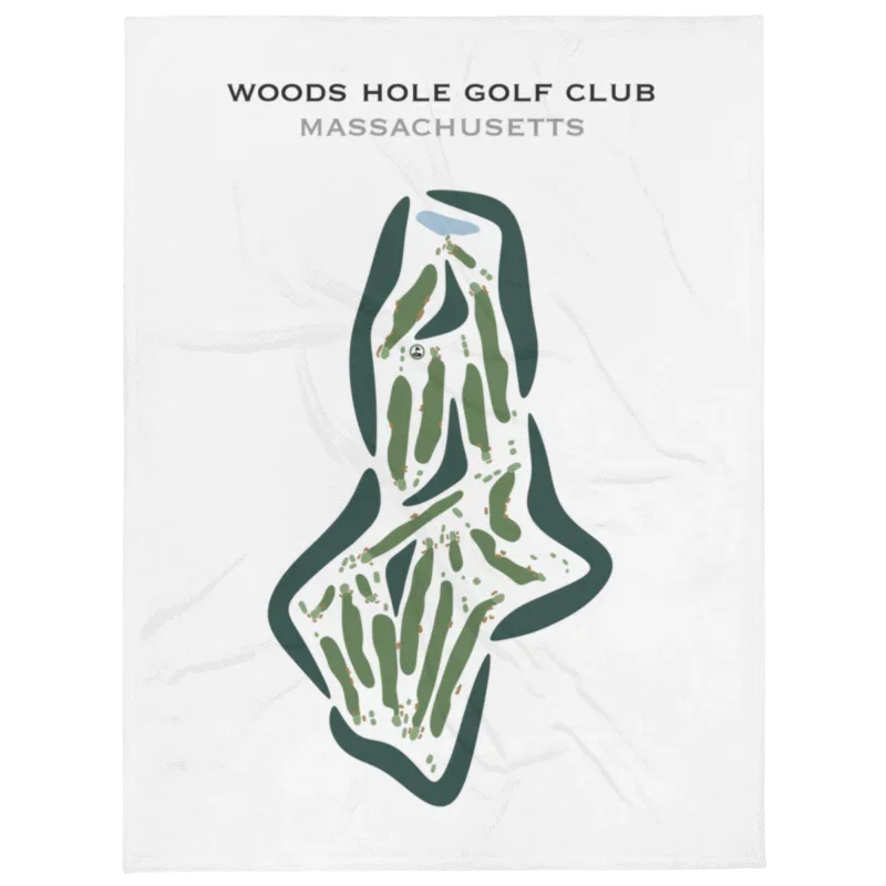 Woods Hole Golf Club, Massachusetts - Printed Golf Courses