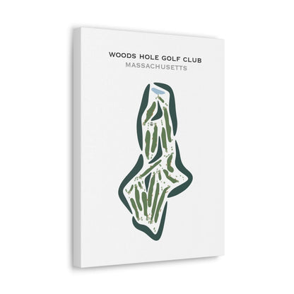 Woods Hole Golf Club, Massachusetts - Printed Golf Courses