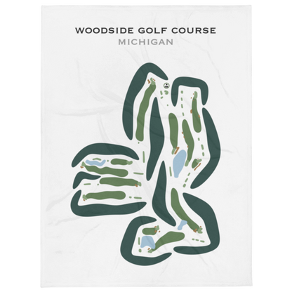 Woodside Golf Course, Michigan - Printed Golf Courses
