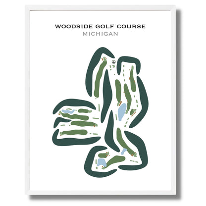 Woodside Golf Course, Michigan - Printed Golf Courses
