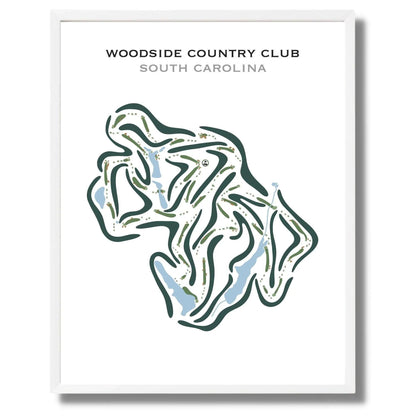 Woodside Country Club, South Carolina - Printed Golf Course