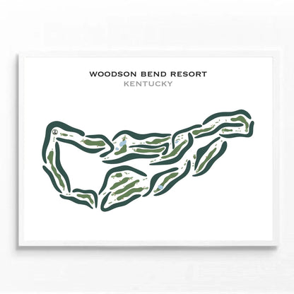 Woodson Bend Resort, Kentucky - Printed Golf Courses