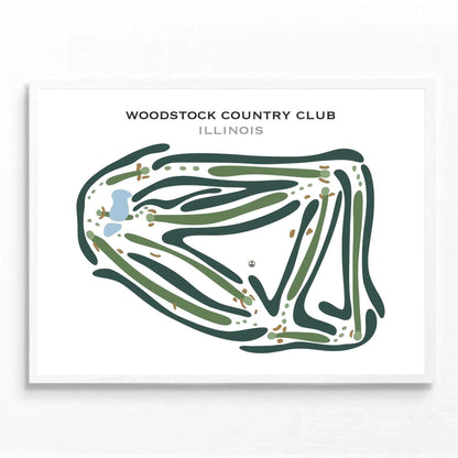 Woodstock Country Club, Illinois - Printed Golf Courses