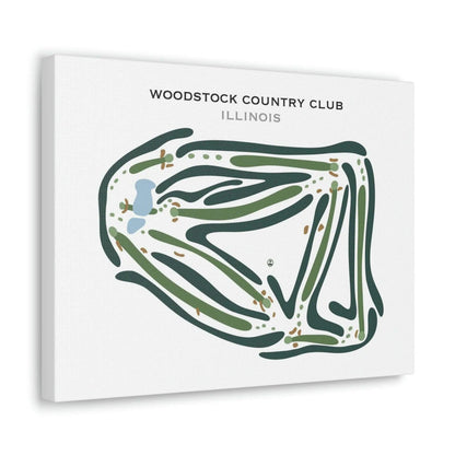 Woodstock Country Club, Illinois - Printed Golf Courses