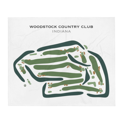 Woodstock Country Club, Indiana - Printed Golf Courses