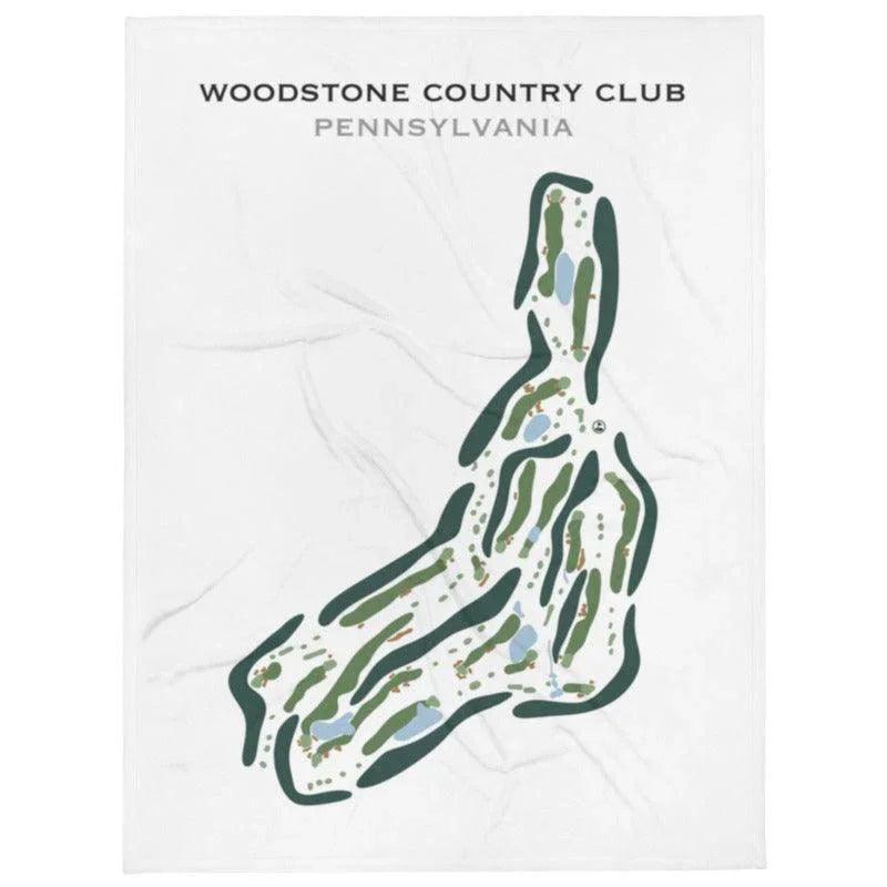 Woodstone Country Club, Pennsylvania - Printed Golf Course