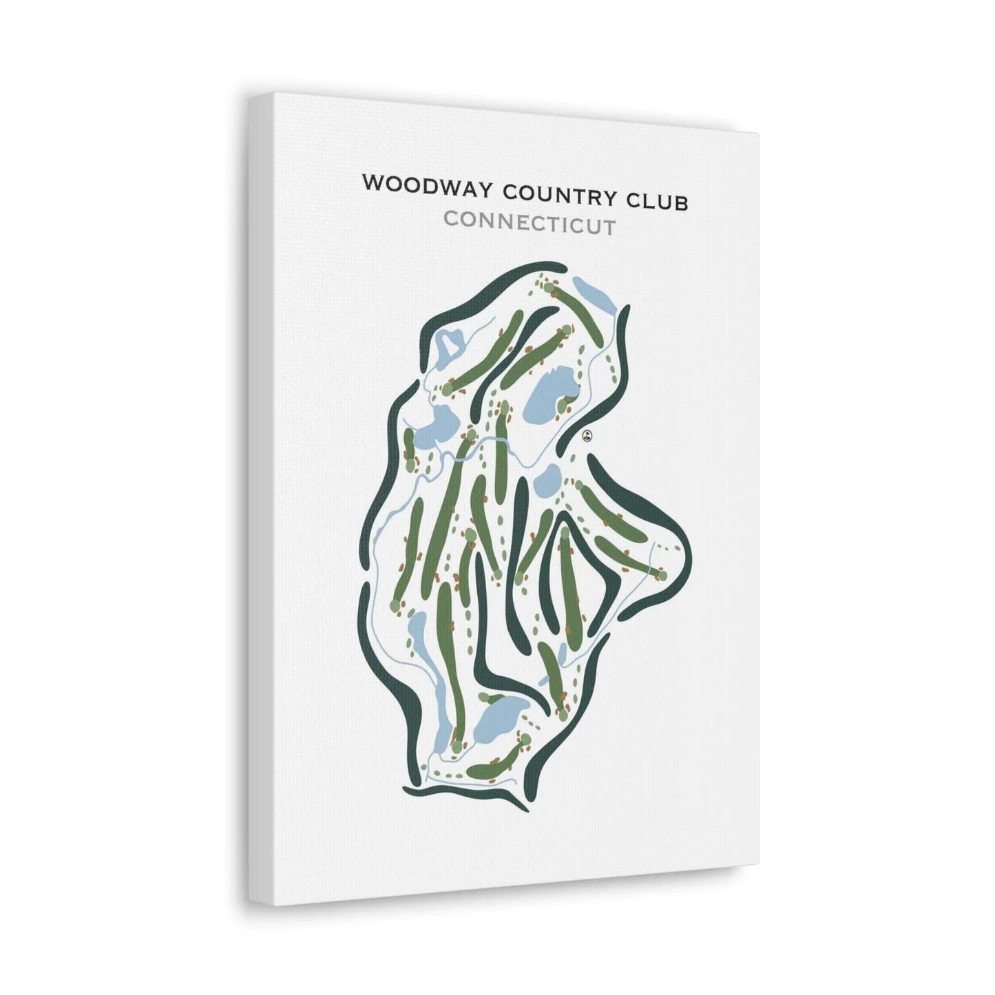 Woodway Country Club, Connecticut - Printed Golf Courses