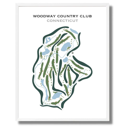 Woodway Country Club, Connecticut - Printed Golf Courses